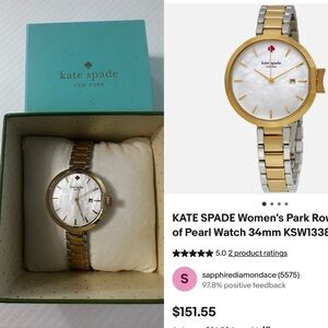Kate Spade Gold and Silver Women's Watch